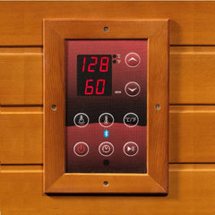 Golden Designs Low EMF 2-Person Maxxus "Seattle" FAR Infrared Sauna with Hemlock Wood | Model: MX-J206-01