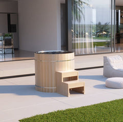 Dynamic Outdoor Cold Plunge Premium Pacific Cedar Wood (tub only)