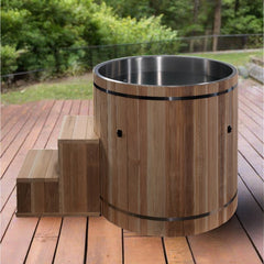 Dynamic Outdoor Cold Plunge Premium Pacific Cedar Wood (tub only)