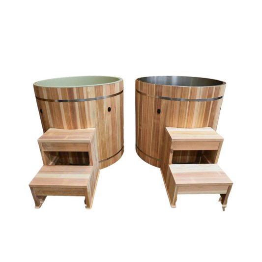Dynamic Outdoor Cold Plunge Premium Pacific Cedar Wood (tub only)