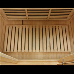 Golden Designs Low EMF 2-Person Maxxus "Seattle" FAR Infrared Sauna with Hemlock Wood | Model: MX-J206-01