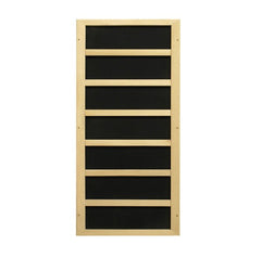 Golden Designs Near Zero EMF 3-Person Full Spectrum PureTech™ Infrared Sauna with Himalayan Salt Bar | Model: GDI-8230-01