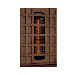Golden Designs Near Zero EMF 3-Person Full Spectrum PureTech™ Infrared Sauna with Himalayan Salt Bar | Model: GDI-8230-01